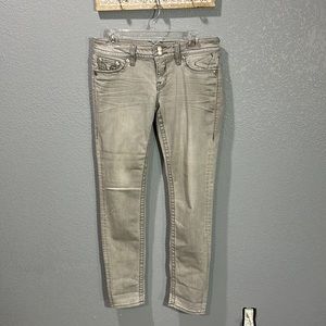 Vigoss skinny embellished pocket jeans